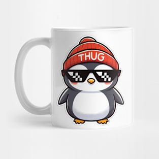 Thug penguin Life Mug